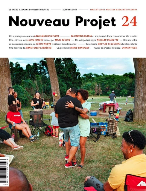 Nouveau Projet 24 - Anne-Marie Benoit, Élisabeth Cardin, Nicolas Charette, Gabriel Cloutier Tremblay, Gabrielle Lisa Collard, Marie Darsigny, Audrey-Ann Dupuis-Pierre, Marie-Julie Gagnon, Emmanuelle Gendron, Catherine Eve Groleau, Marie-Sissi Labrèche, Martin Lépine, Jean-Nicolas Mailloux, Amélie Panneton, Gabrielle Roberge, Marc Séguin, Marc Simard, Adèle Surprenant, Jacinthe Tremblay, Juliette Verlin - Atelier 10