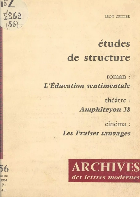 Études de structure - Léon Cellier - FeniXX réédition numérique