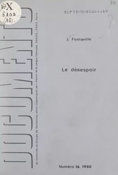 Le désespoir