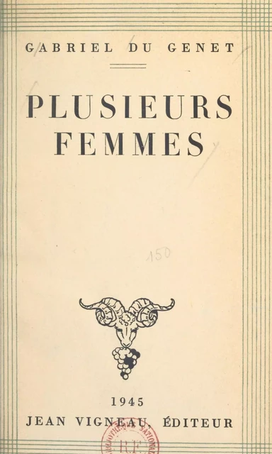 Plusieurs femmes - Gabriel du Genêt - FeniXX réédition numérique