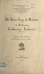 De Saint Jean de Réome (Ve siècle), à la Bienheureuse Catherine Labouré (XIXe siècle)