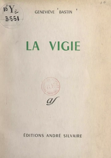 La Vigie - Geneviève Bastin - FeniXX réédition numérique