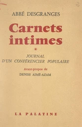 Carnets intimes