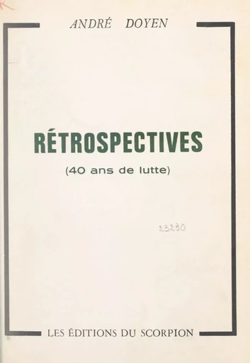 Rétrospectives - André Doyen - FeniXX réédition numérique