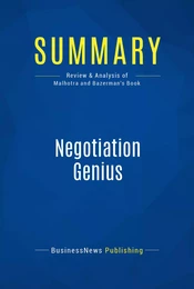 Summary: Negotiation Genius