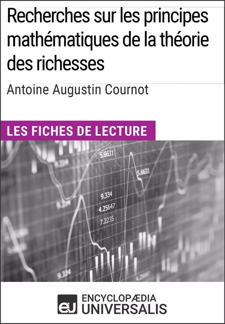 Recherches sur les principes mathématiques de la théorie des richesses d'Antoine Augustin Cournot -  Encyclopaedia Universalis - Encyclopaedia Universalis