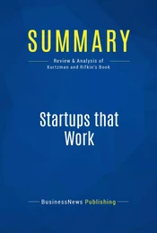 Summary: Startups that Work