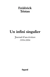 Un infini singulier