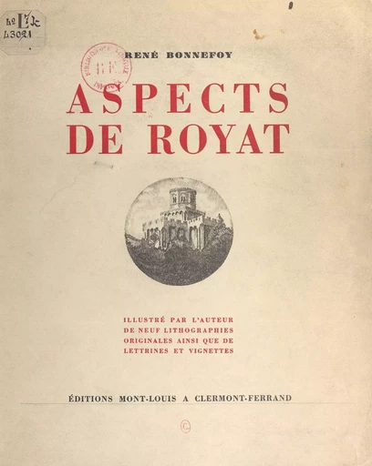 Aspects de Royat - René Bonnefoy - FeniXX réédition numérique