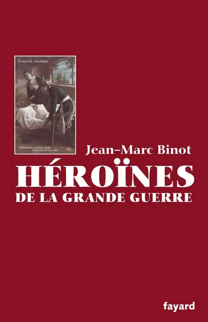 Les Héroïnes de la Grande Guerre - Jean-Marc Binot - Fayard