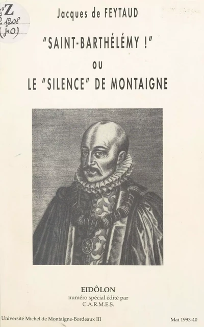 Saint-Barthélémy - Jacques de Feytaud - FeniXX réédition numérique