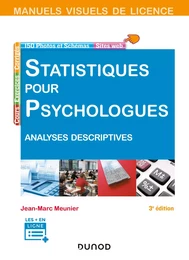 Manuel visuel - Statistiques pour psychologues 3ed