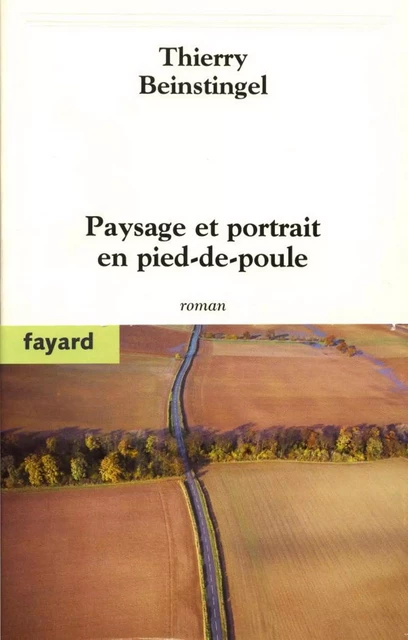 Paysage et portrait en pied-de-poule - Thierry Beinstingel - Fayard