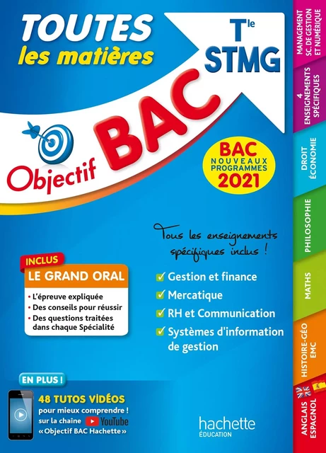 Objectif Bac 2021 Toutes les matières Term STMG -  Collectif - Hachette Éducation