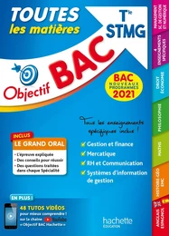 Objectif Bac 2021 Toutes les matières Term STMG