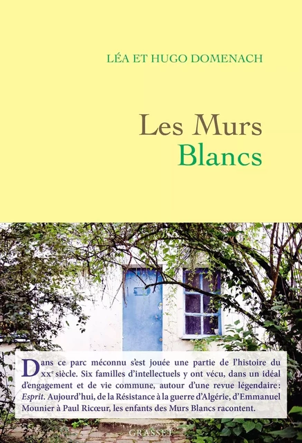 Les Murs Blancs - Léa Domenach, Hugo Domenach - Grasset