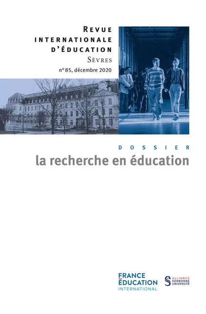 La recherche en éducation - Revue internationale d'éducation sèvres 85 - Ebook -  CIEP - Didier