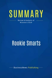 Summary: Rookie Smarts