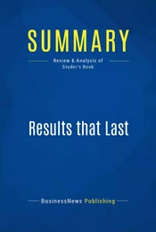 Summary: Results that Last