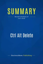 Summary: Ctrl Alt Delete