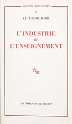 L'industrie de l'enseignement