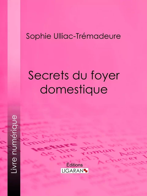 Secrets du foyer domestique - Sophie Ulliac-Trémadeure,  Ligaran - Ligaran