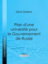 Plan d'une université pour le Gouvernement de Russie