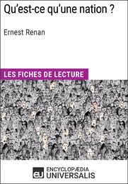 Qu'est-ce qu'une nation ? d'Ernest Renan