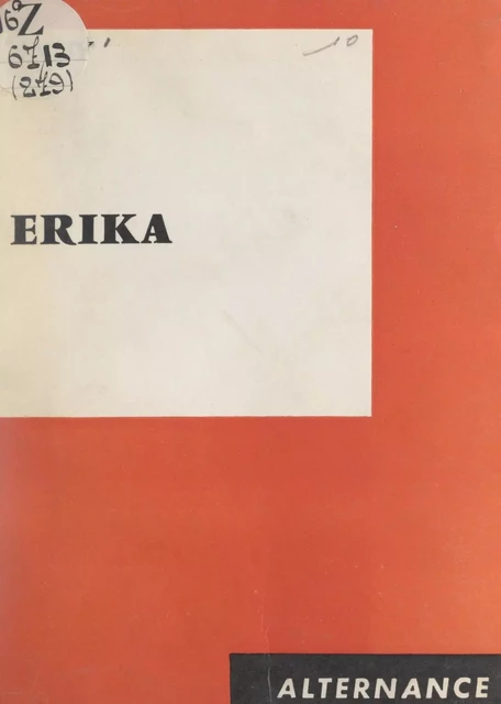 Erika -  Anny - FeniXX réédition numérique