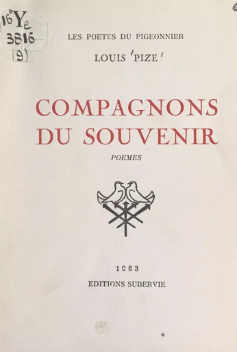 Compagnons du souvenir - Louis Pize - FeniXX réédition numérique