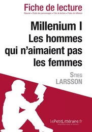 Millenium I. Les hommes qui n'aimaient pas les femmes de Stieg Larsson (Fiche de lecture)