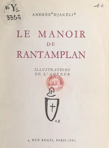 Le manoir de Rantamplan - Andrée Djakéli - FeniXX réédition numérique