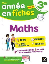 Maths 3e (fiches de révision &amp; exercices)