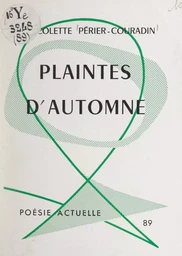 Plaintes d'automne