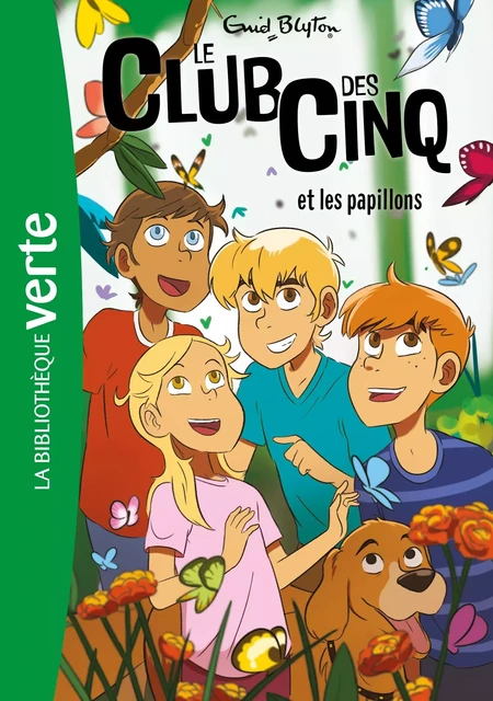 Le Club des Cinq 17 NED - Et les papillons - Enid Blyton - Hachette Jeunesse