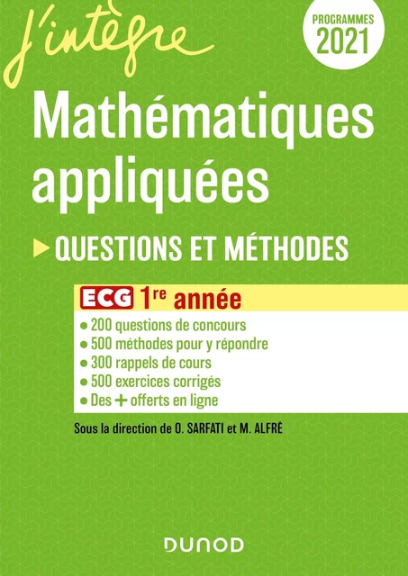 ECG 1 - Mathématiques appliquées - Amélie Hurteaux, Adrien Macé, Fabio Russo, Frédéric Brossard - Dunod