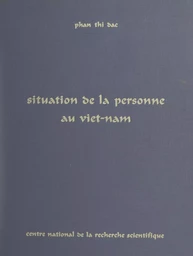 Situation de la personne au Viet-Nam