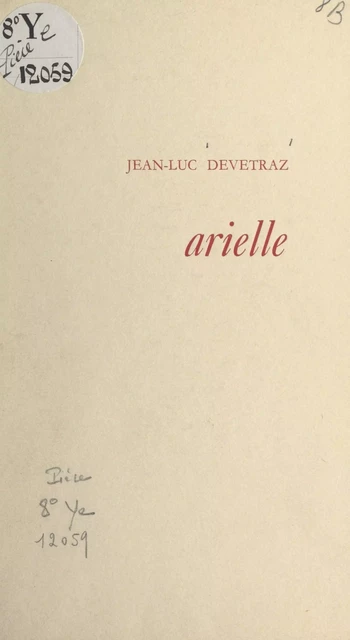 Arielle - Jean-Luc Devetraz - FeniXX réédition numérique