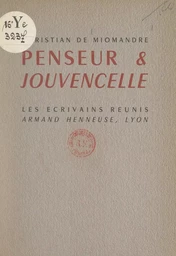 Penseur et jouvencelle