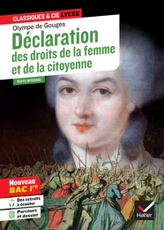 Déclaration des droits de la femme et de la citoyenne (oeuvre au programme Bac 2025, 1re)