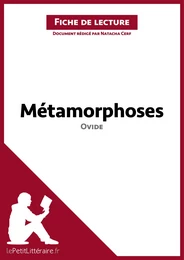 Métamorphoses d'Ovide (Fiche de lecture)