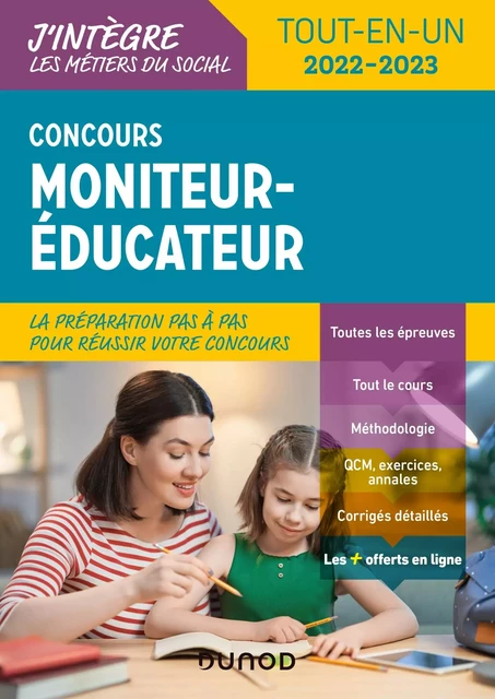 Concours Moniteur éducateur - 2022-2023 - Valérie Le Du, Béatrice Peluau - Dunod