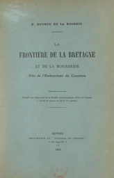 La frontière de la Bretagne et de la Normandie près de l'embouchure du Couesnon