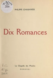 Dix romances