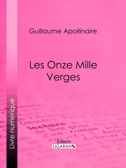 Les Onze Mille Verges - Guillaume Apollinaire,  Ligaran - Ligaran