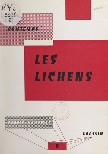 Les lichens - Éric Bontemps - FeniXX réédition numérique