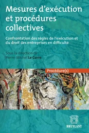 Mesures d'exécution et procédures collectives