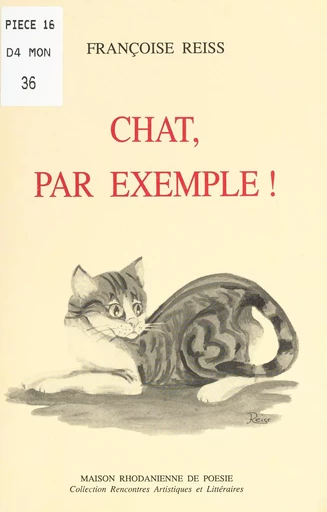 Chat, par exemple ! - Françoise Reiss - FeniXX réédition numérique