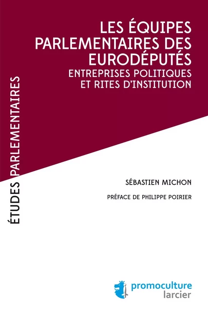 Les équipes parlementaires des eurodéputés - Sébastien Michon - Éditions Larcier