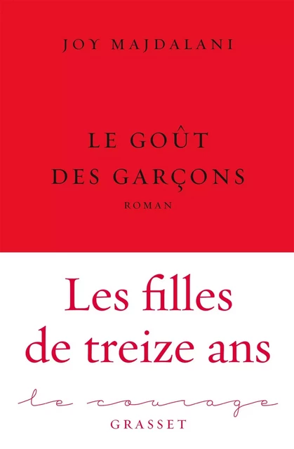 Le goût des garçons - Joy Majdalani - Grasset